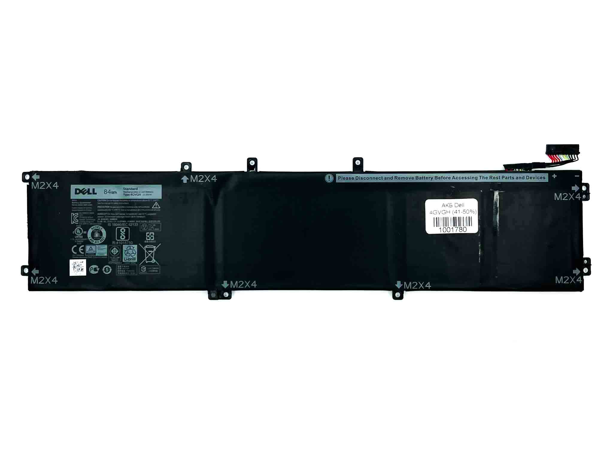 Батарея для ноутбука Dell 4GVGH знос 41-50%