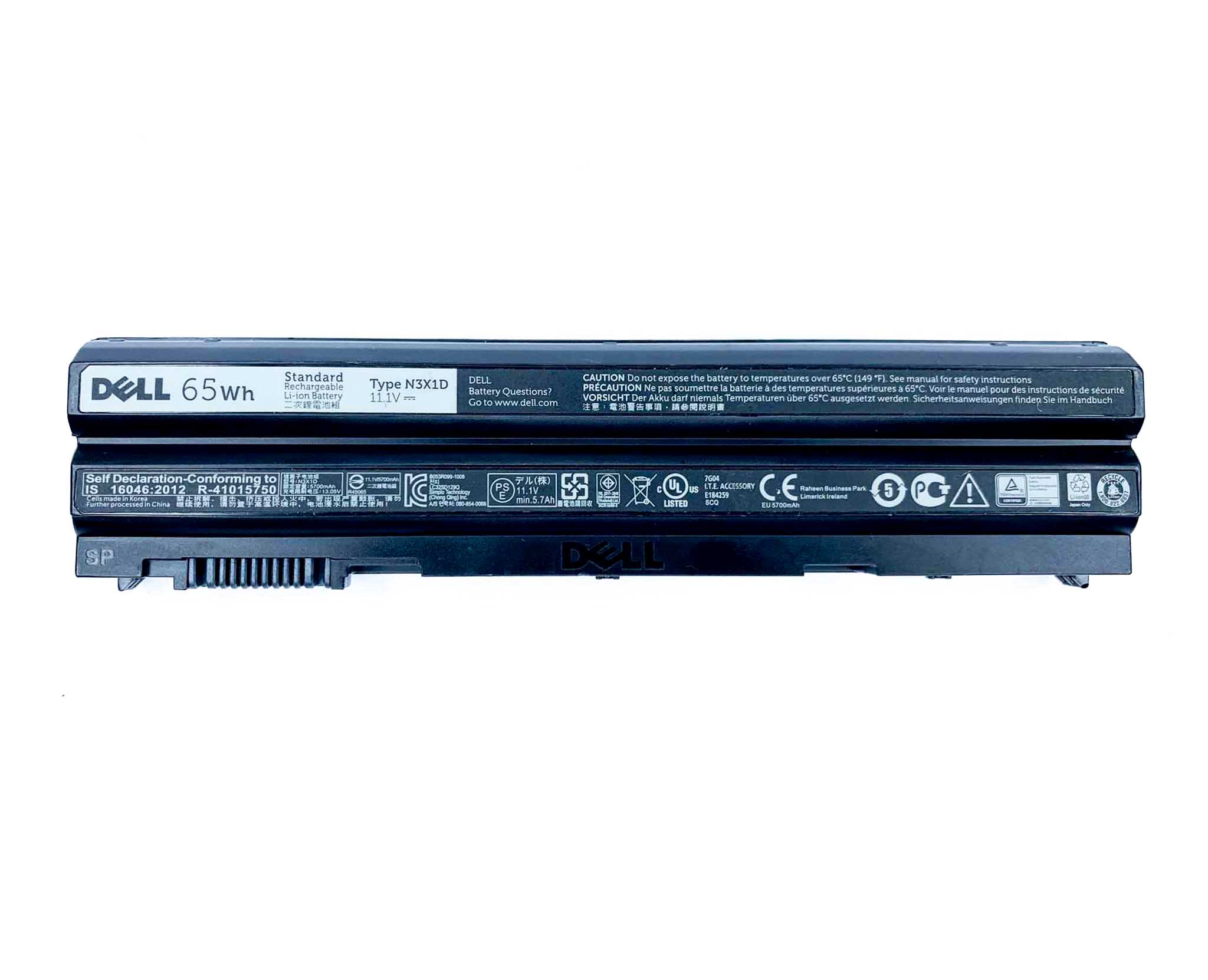 Батарея для ноутбука Dell N3X1D знос 21-30%