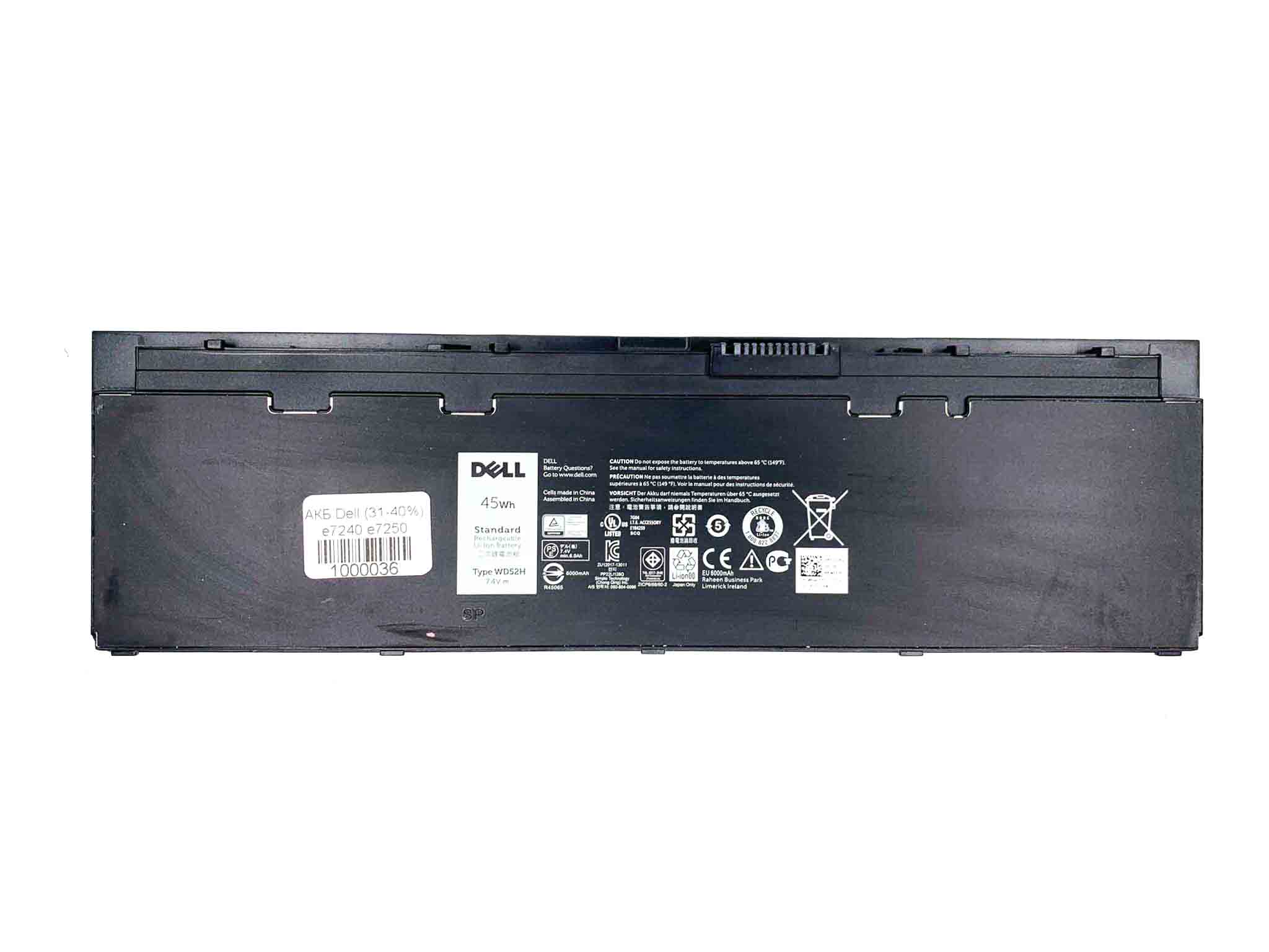 Батарея для ноутбука Dell WD52H знос 31-40%