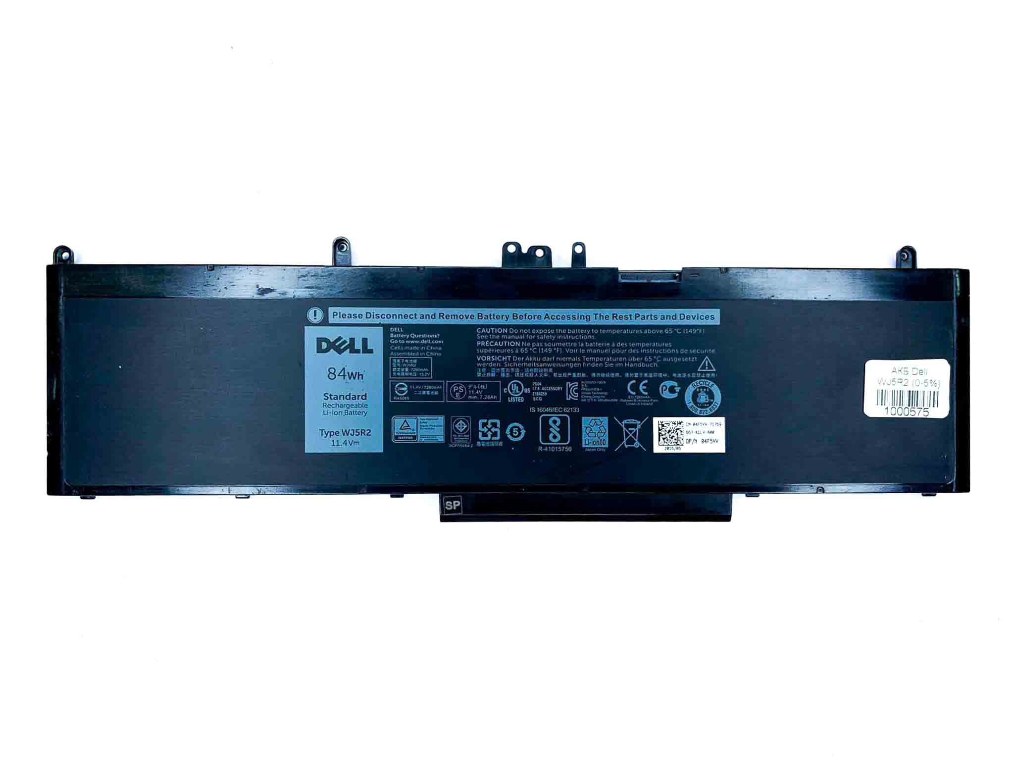 Батарея для ноутбука Dell WJ5R2 знос 0-5%