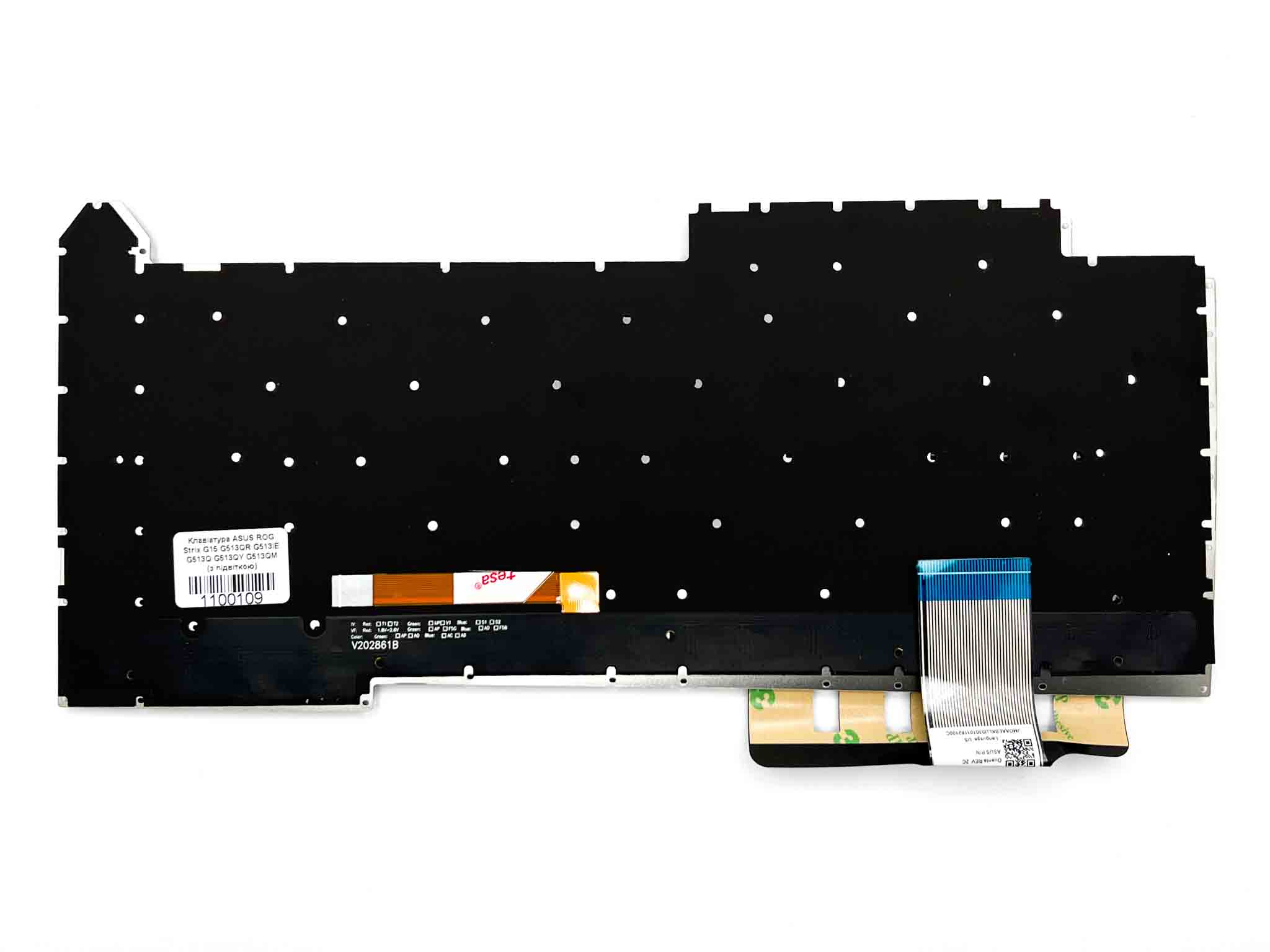 Клавіатура для ноутбука ASUS ROG Strix G15 G513QR G513IE G513Q G513QY G513QM (з підсвіткою)