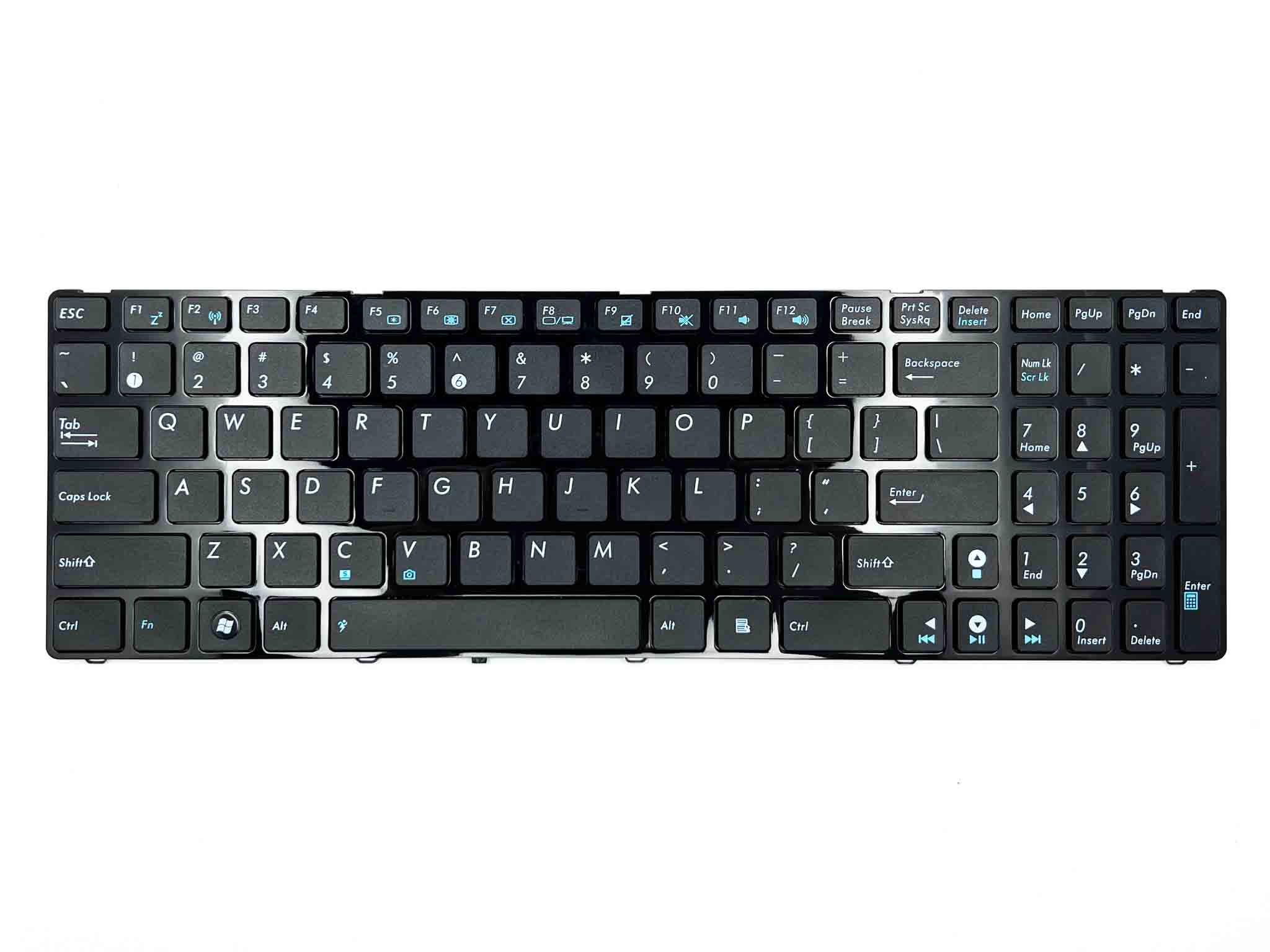 Клавіатура для ноутбука Asus K52 K52F K52J K52JR K52DE K52JB K52JC K52JE K52N A72 A72D A72F A72J (без підсвітки)