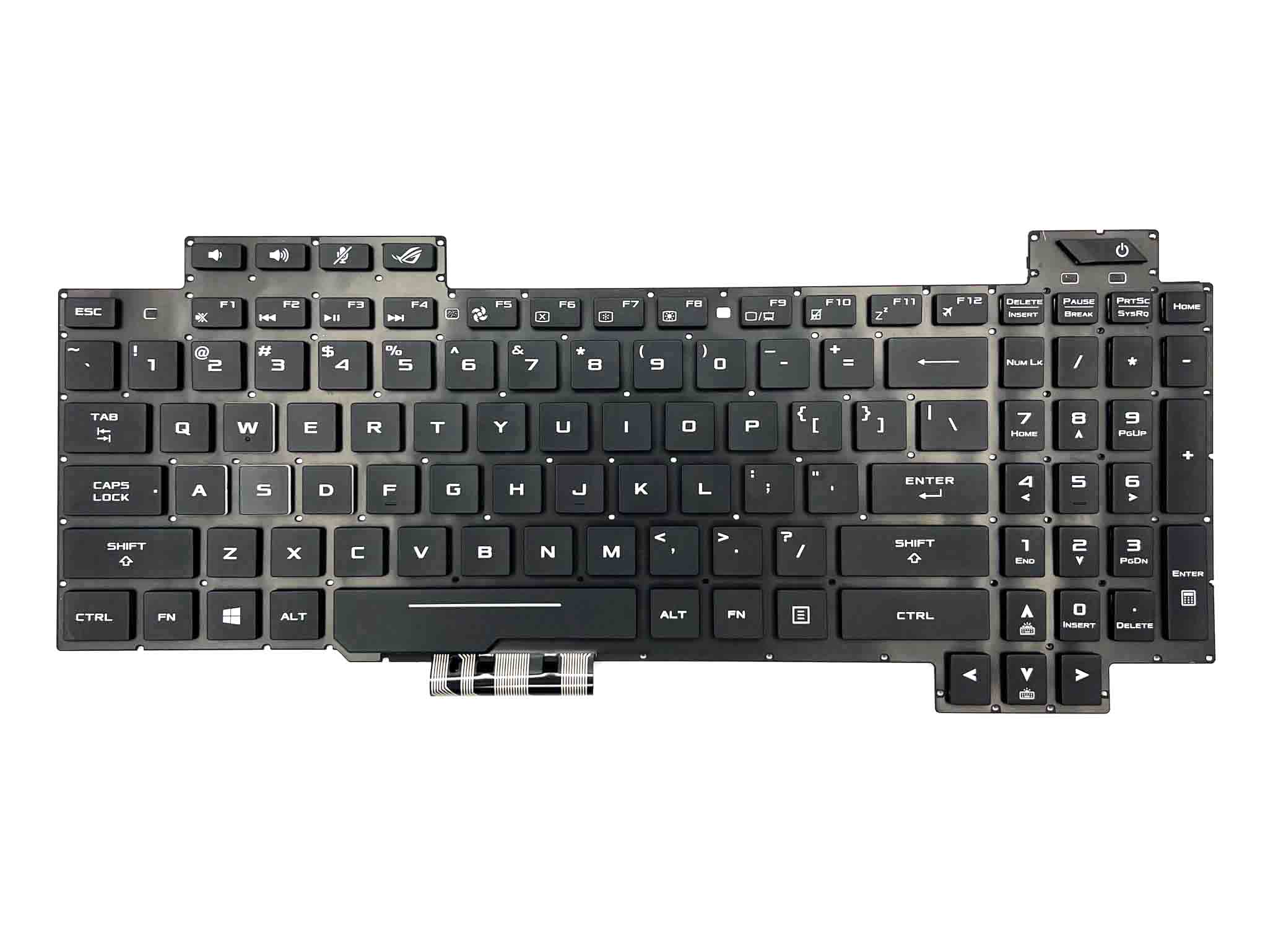 Клавіатура для ноутбука Asus ROG Strix GL503GE GL503VD GL503VM GL703GE GL703VD (з підсвіткою)