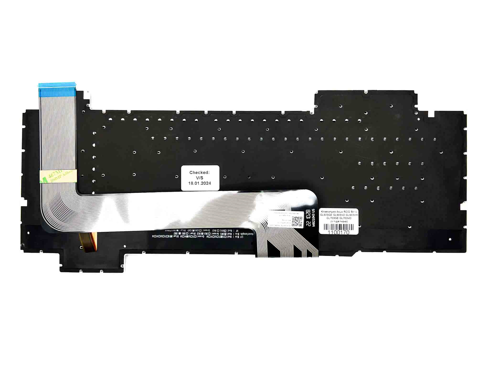 Клавіатура для ноутбука Asus ROG Strix GL503GE GL503VD GL503VM GL703GE GL703VD (з підсвіткою)