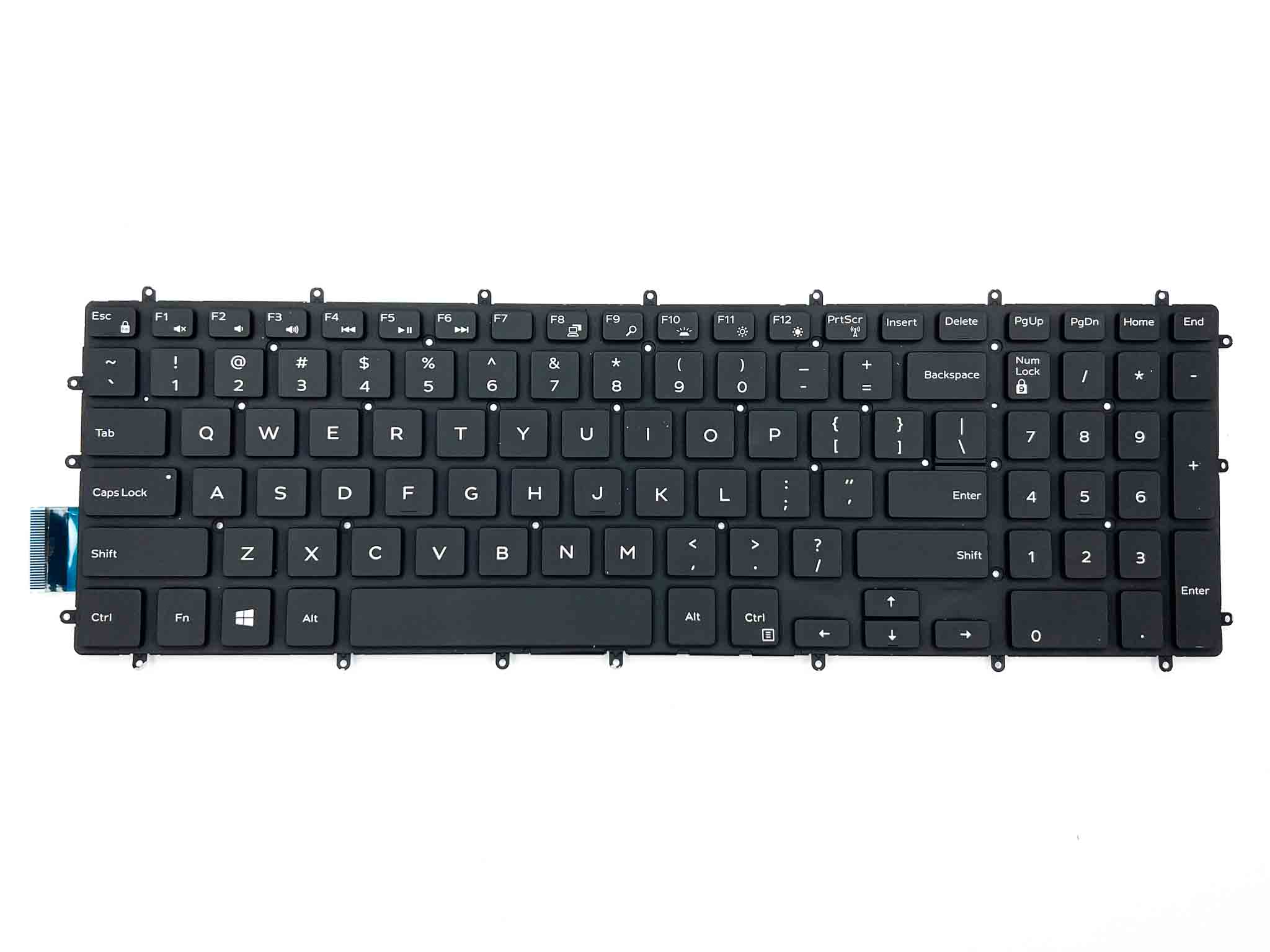Клавіатура для ноутбука Dell Inspiron 15-7566, 15-7567, 5567, 5570 G7 (з підсвіткою)