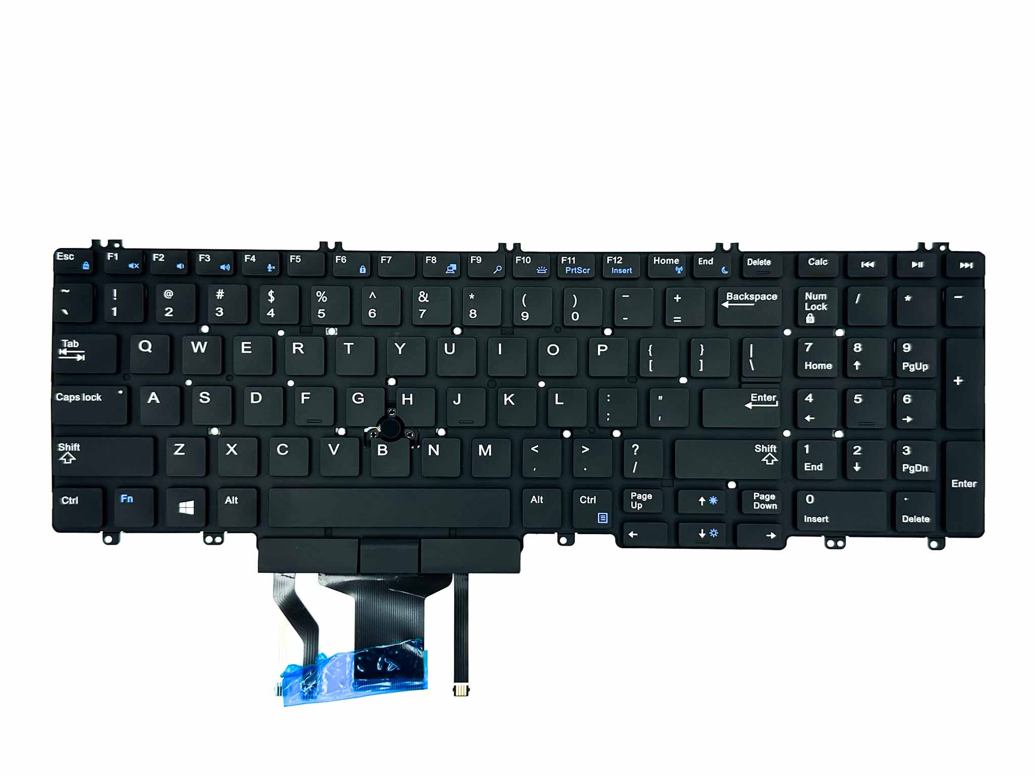Клавіатура для ноутбука Dell Precision 7530 7540 (з підсвіткою)