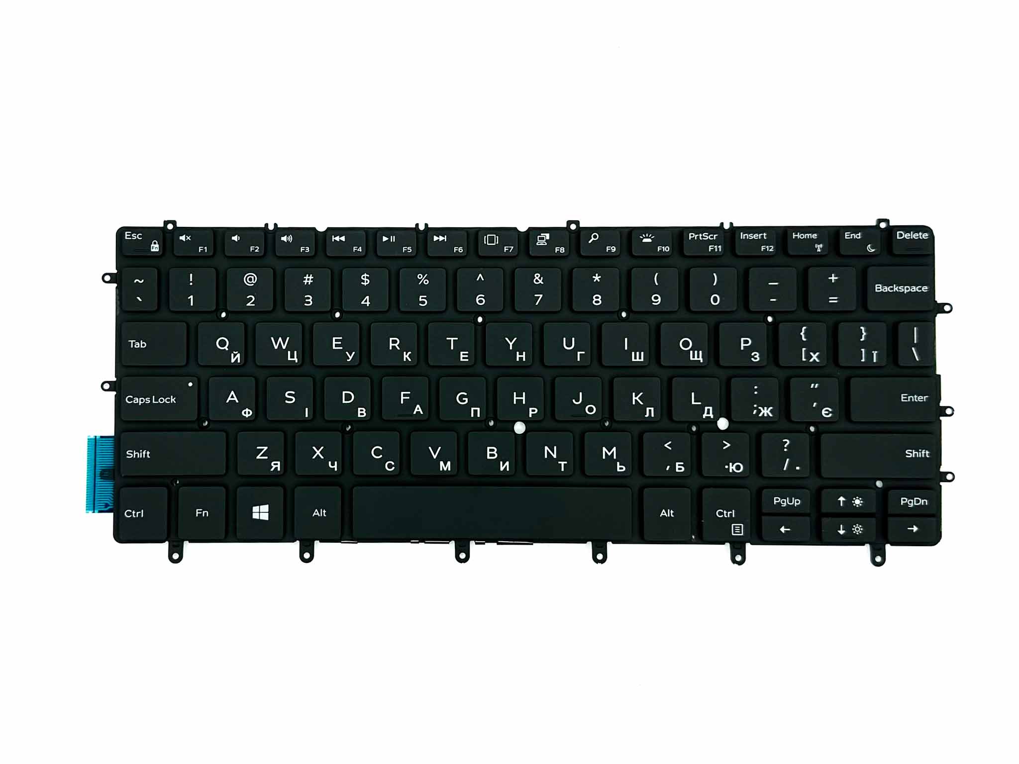Клавіатура для ноутбука Dell XPS 13 9370 9380 9305 XPS 13 7390 2 in 1 (з підсвіткою)
