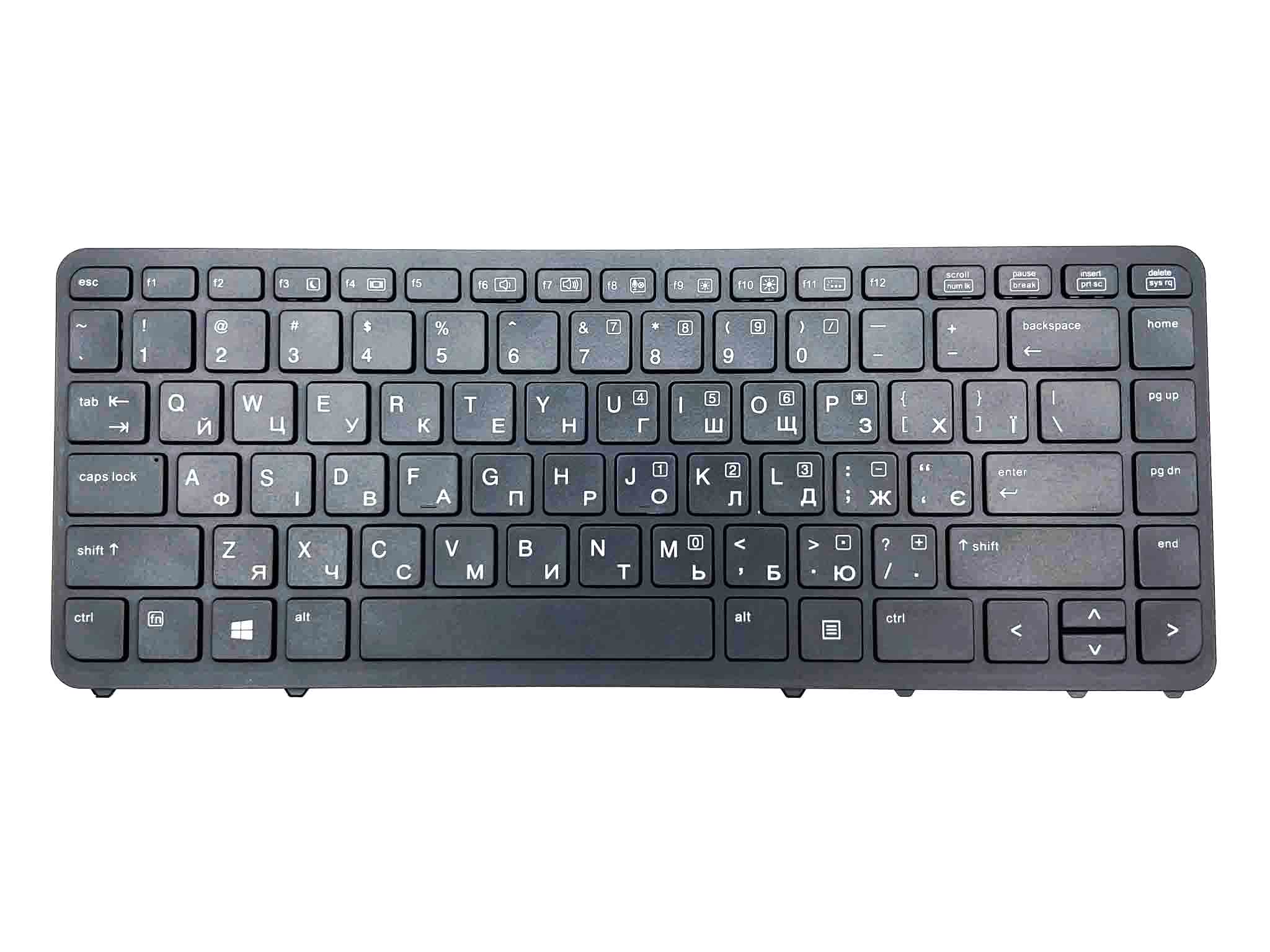 Клавіатура для ноутбука HP EliteBook 840 G1 G2, 850 G1 G2, ZBook 14 (з підсвіткою) 