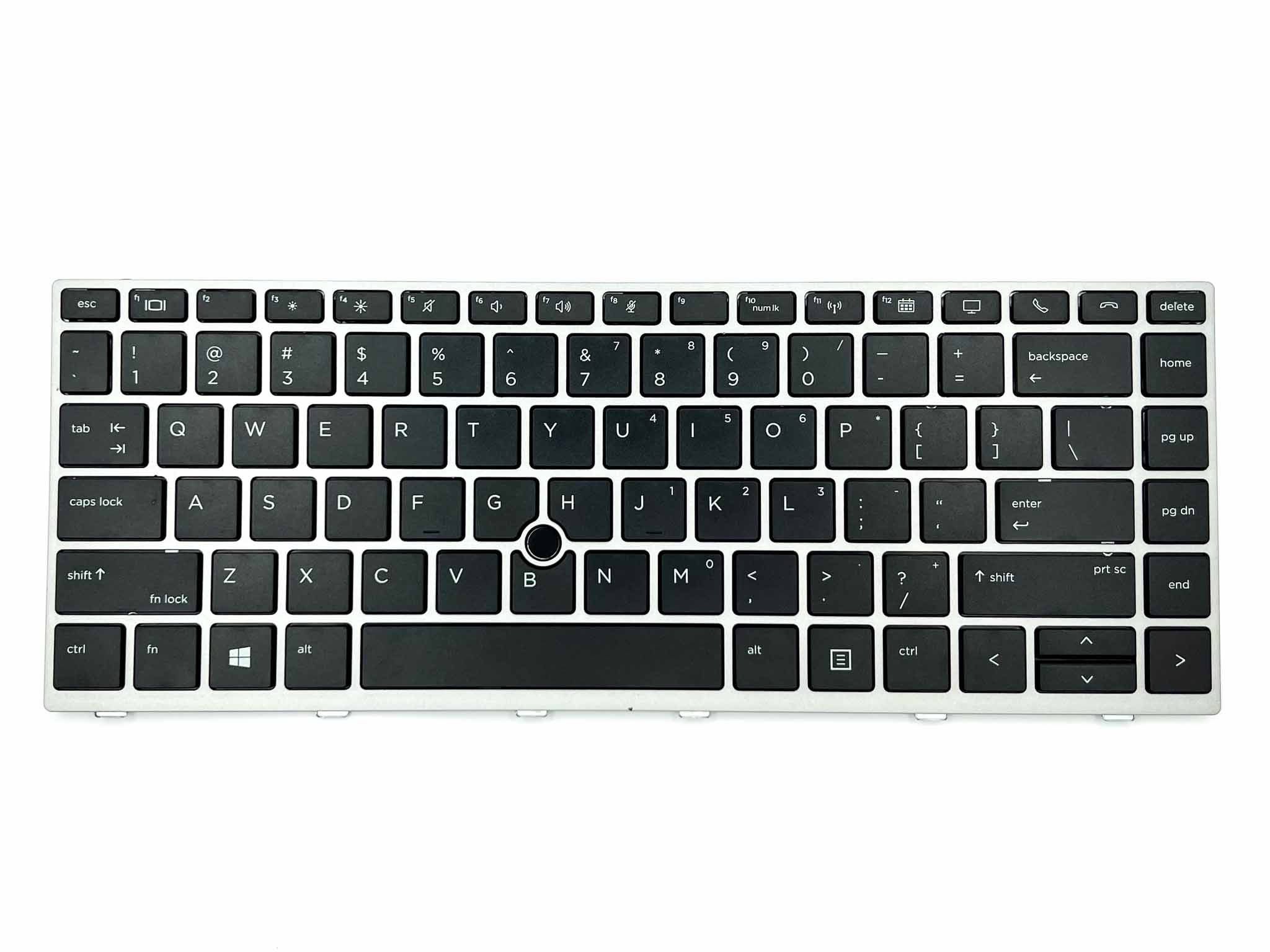 Клавіатура для ноутбука HP Elitebook 745 G5 745 G6 840 G5 846 G5 840 G6 846 G6 ZBook 14u G5 14u G6 (без підсвітки) silver
