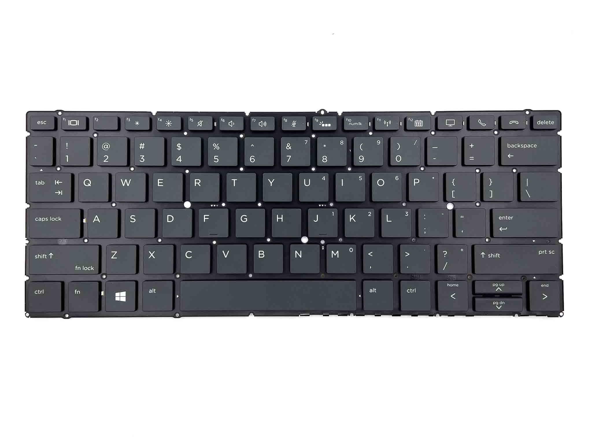 Клавіатура для ноутбука HP Elitebook x360 830 G5 830 G6 (тільки x360 series) (з підсвіткою) black