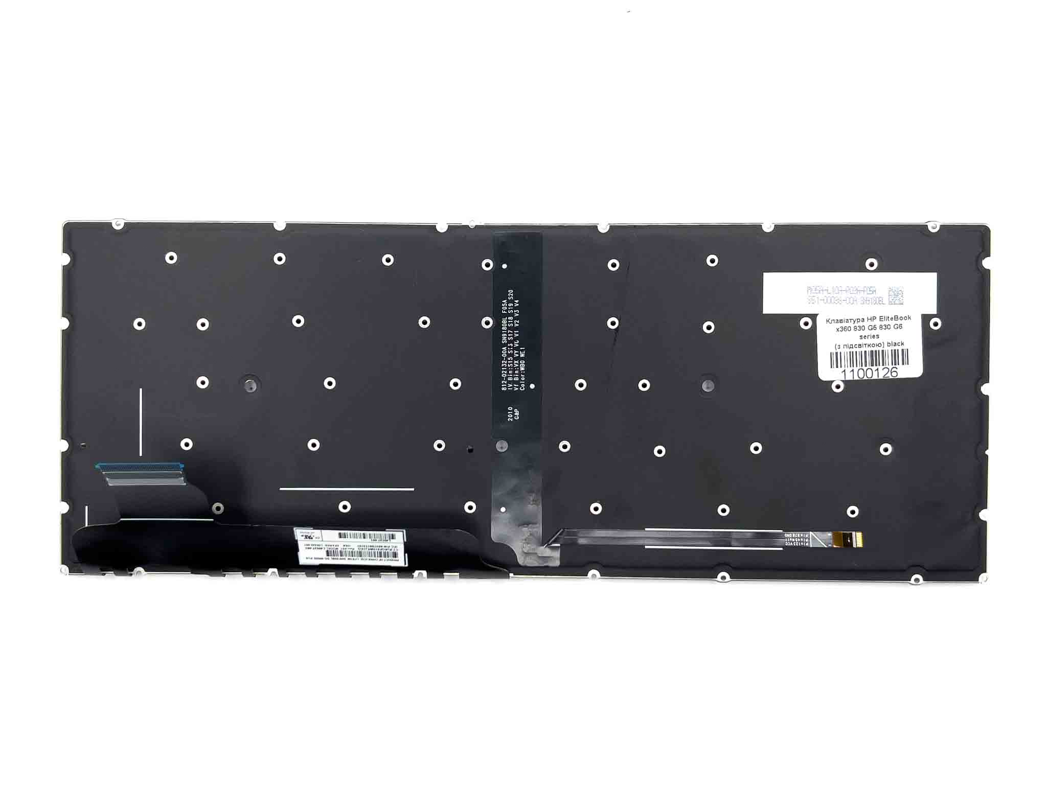 Клавіатура для ноутбука HP Elitebook x360 830 G5 830 G6 (тільки x360 series) (з підсвіткою) black