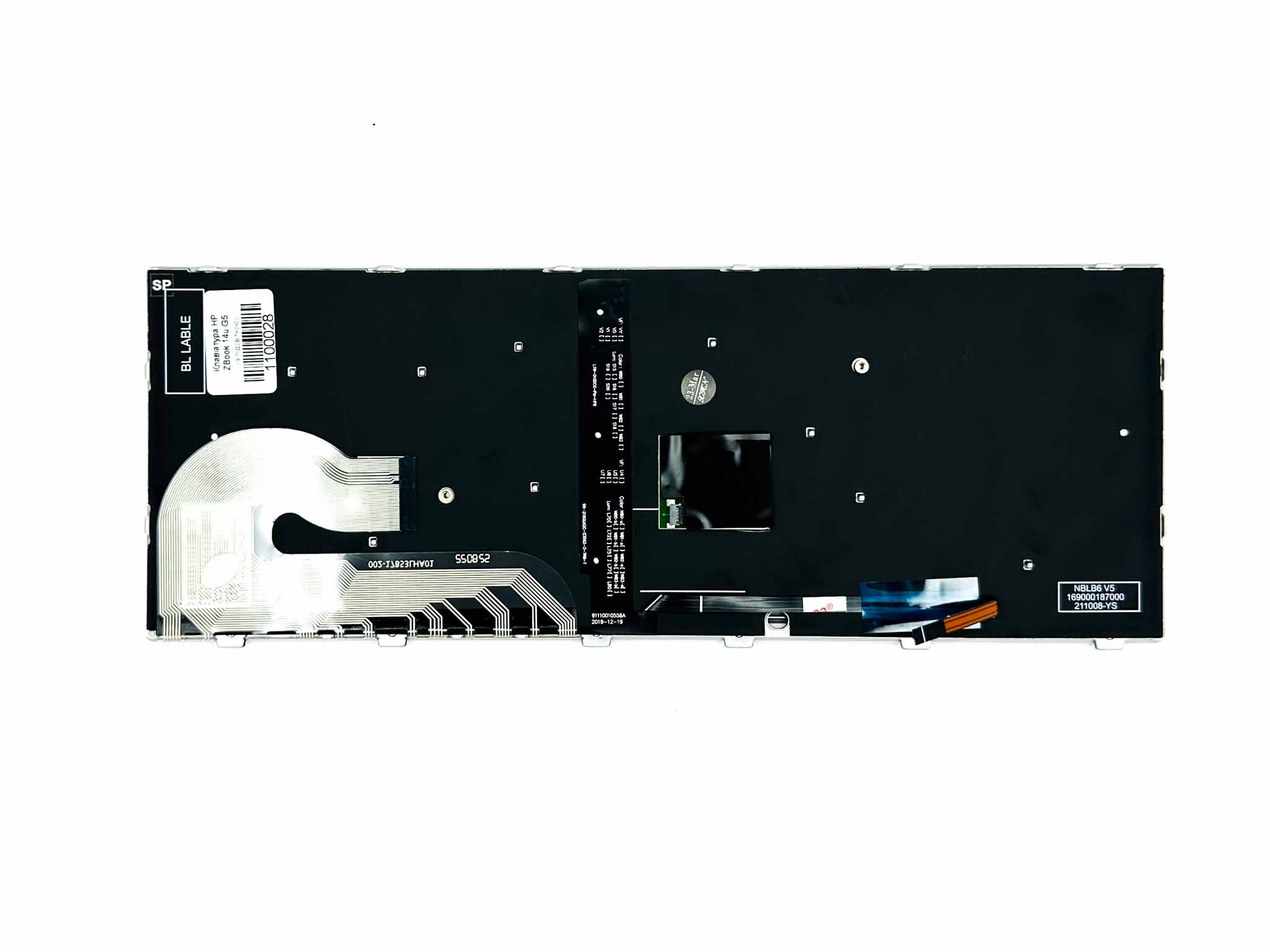 Клавіатура для ноутбука HP Elitebook 745 G5 745 G6 840 G5 846 G5 840 G6 846 G6 ZBook 14u G5 14u G6 (з підсвіткою)
