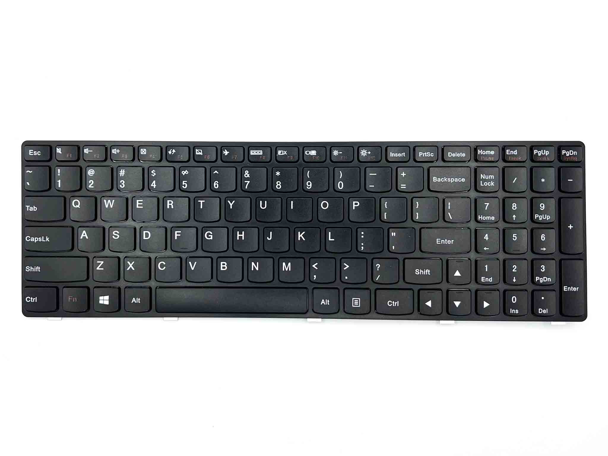 Клавіатура для ноутбука Lenovo IdeaPad B570 B575 B580 B590 V570 V575 Z570 Z575 (без підсвітки)