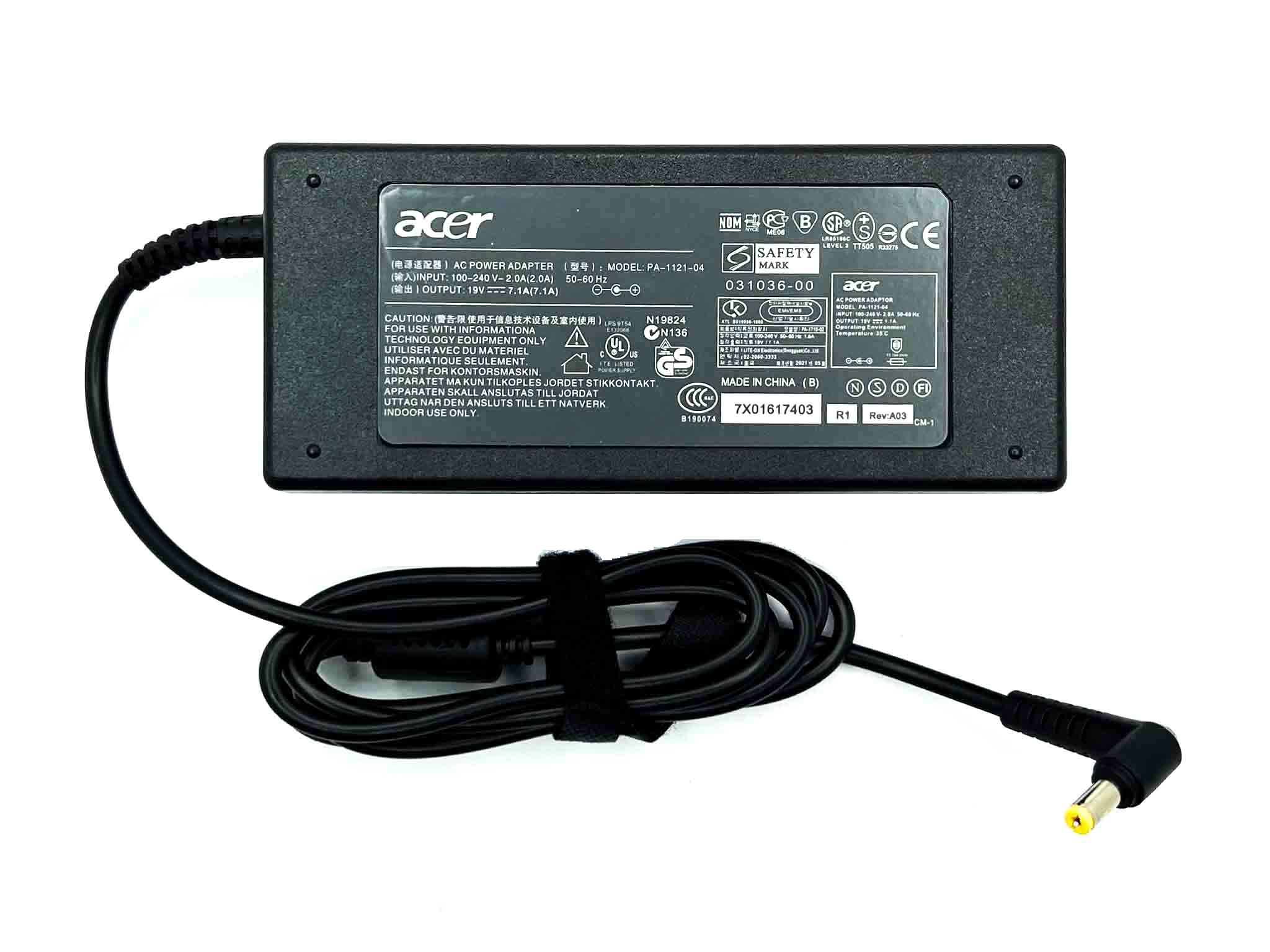 Блок живлення для ноутбука Acer 135W 19V 5.5 х 1.7 мм (High copy)
