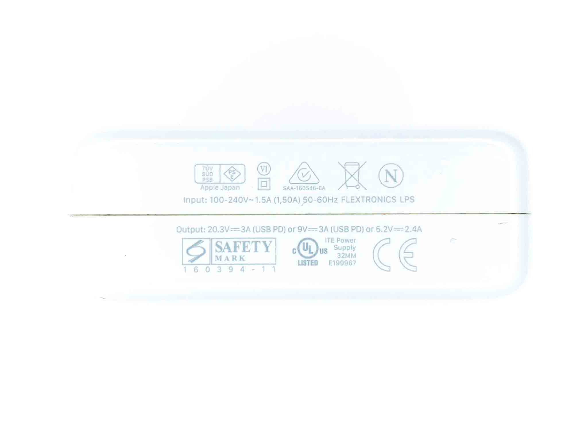Блок живлення для ноутбука Apple MagSafe 61W 5.2В / 9В / 20.2В USB C