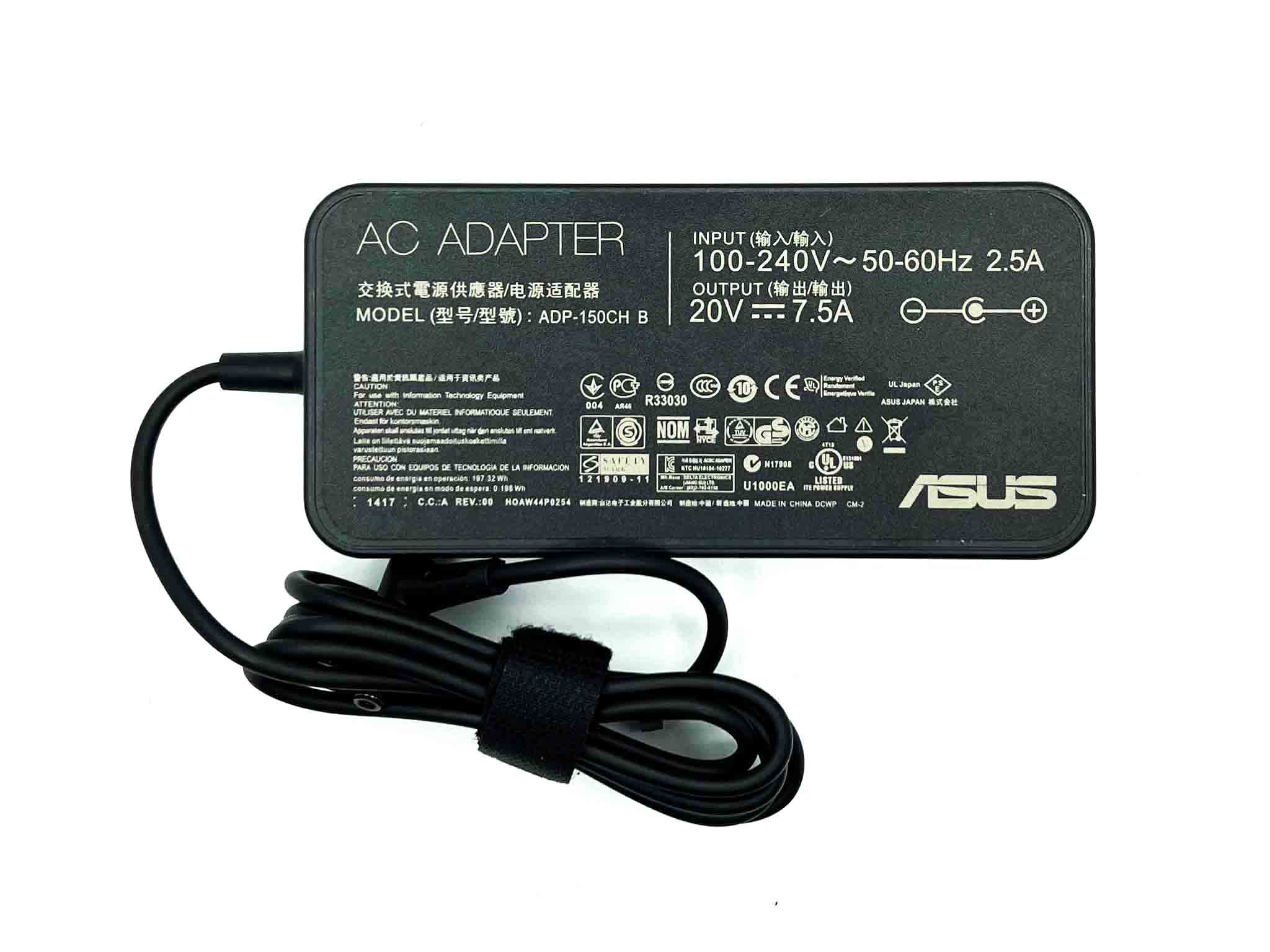 Блок живлення для ноутбука Asus 150W 20В 6.0 х 3.7 мм (High Copy)