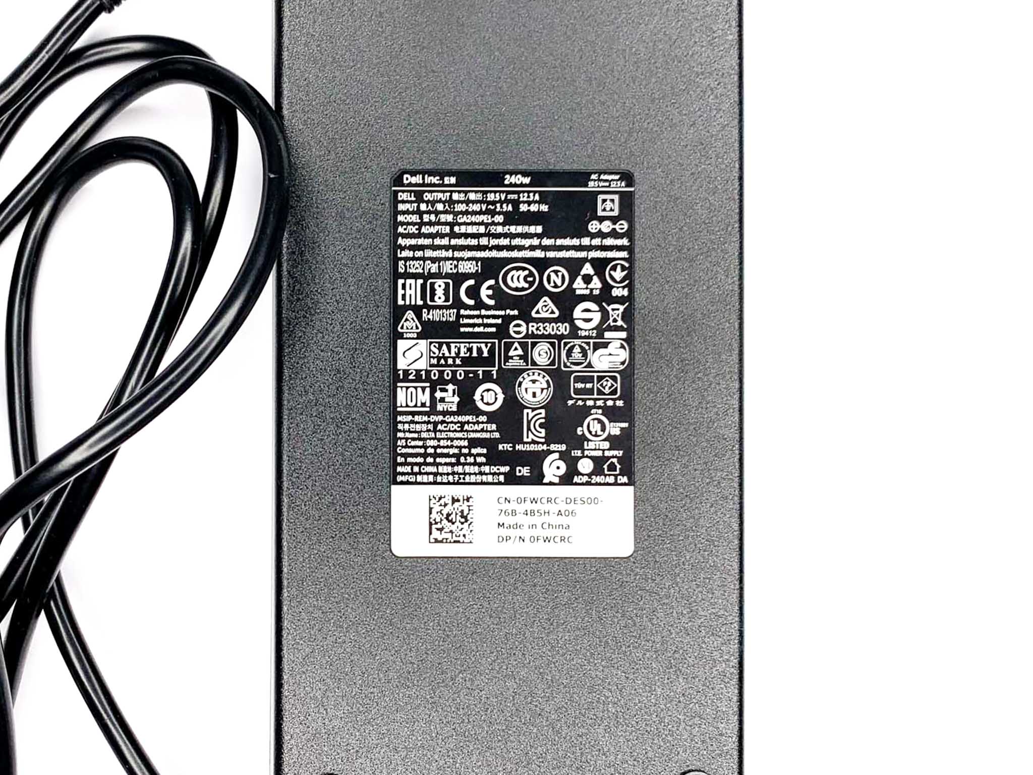 Блок живлення для ноутбука Dell 240W 19.5V 7.4 x 5.0 мм