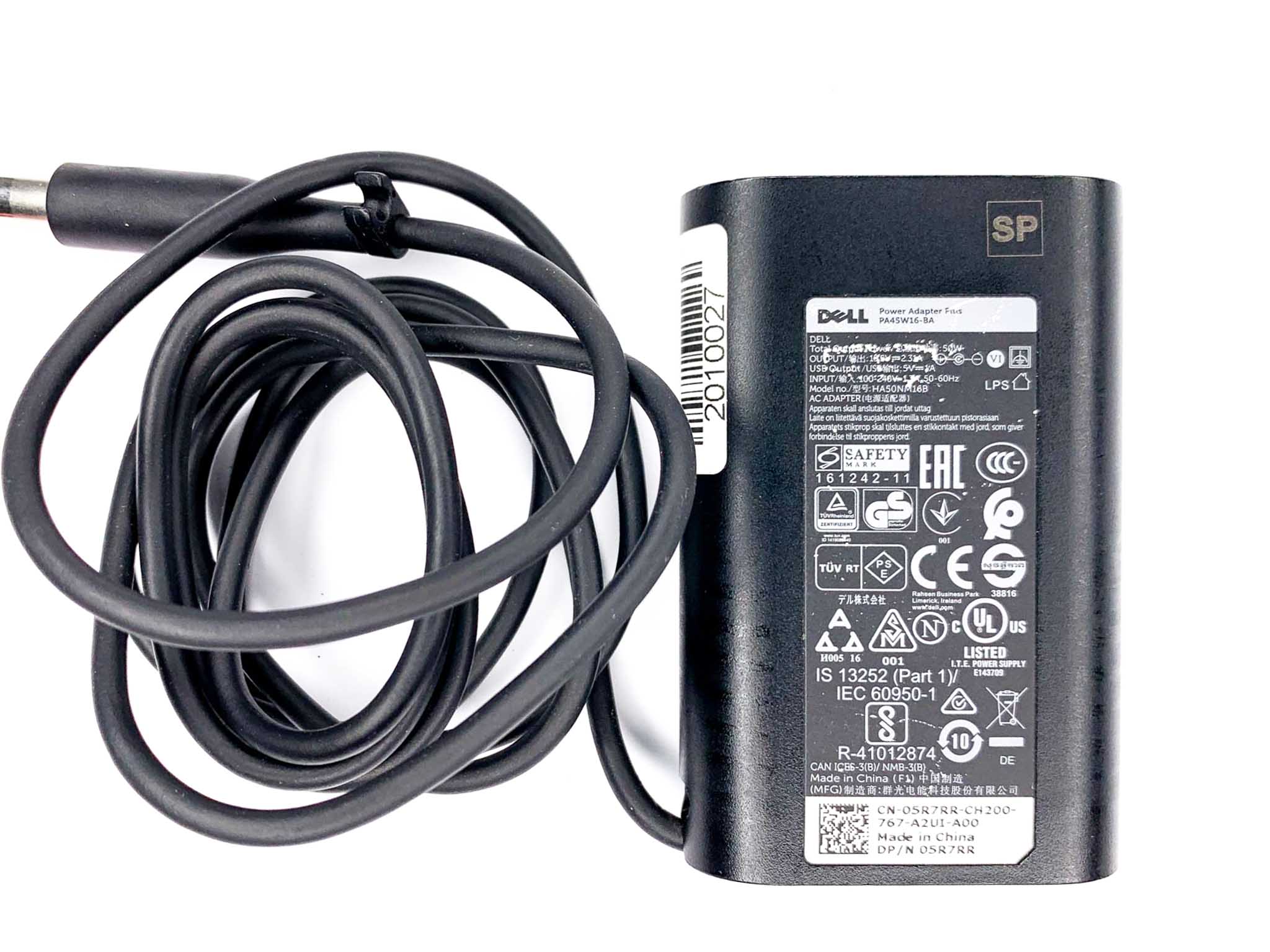 Блок живлення для ноутбука Dell 45W 19.5V 7.4 x 5.0 мм нового зразка