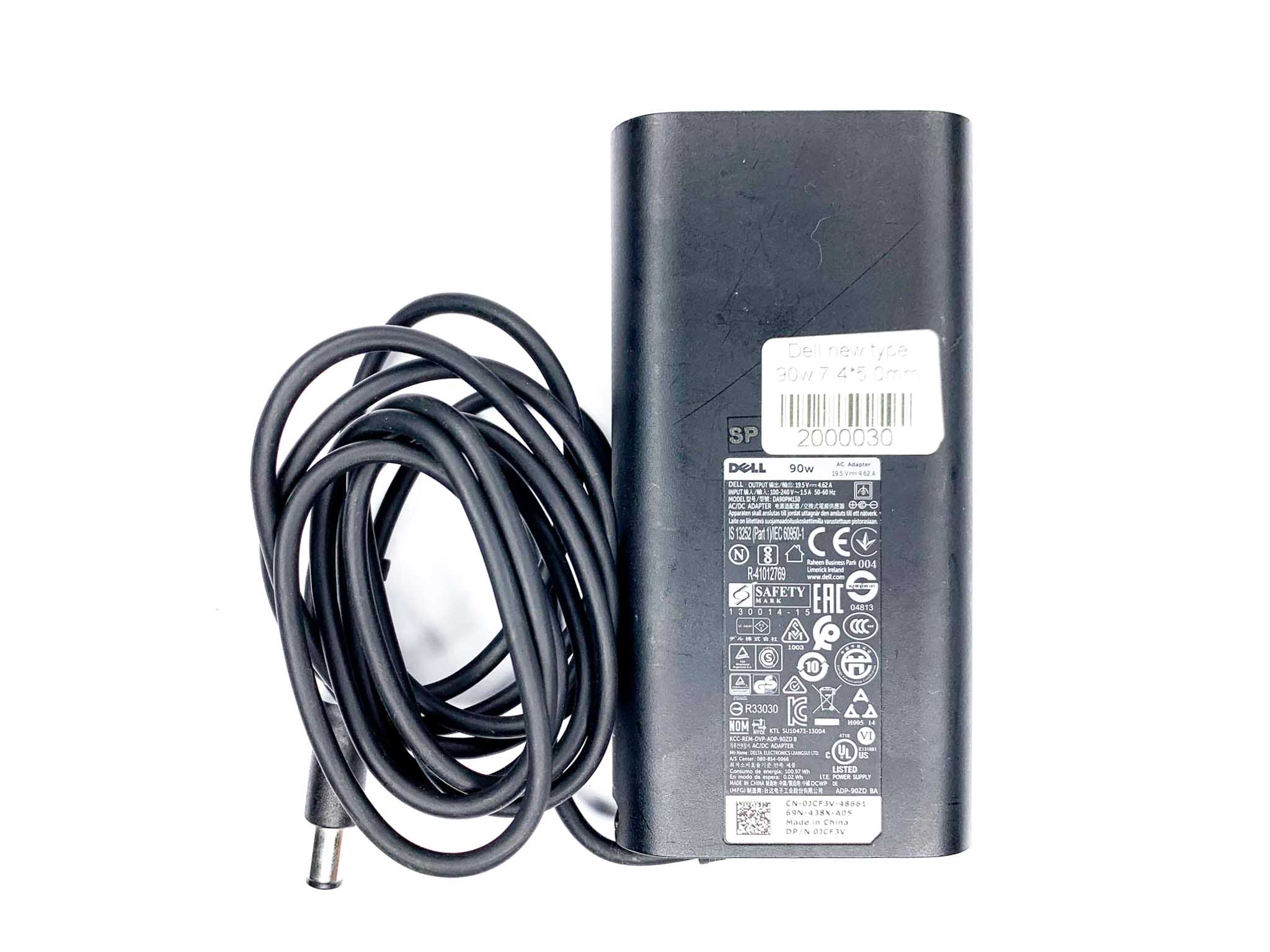 Блок живлення для ноутбука Dell 90W 19.5V 7.4 x 5.0 мм нового зразка