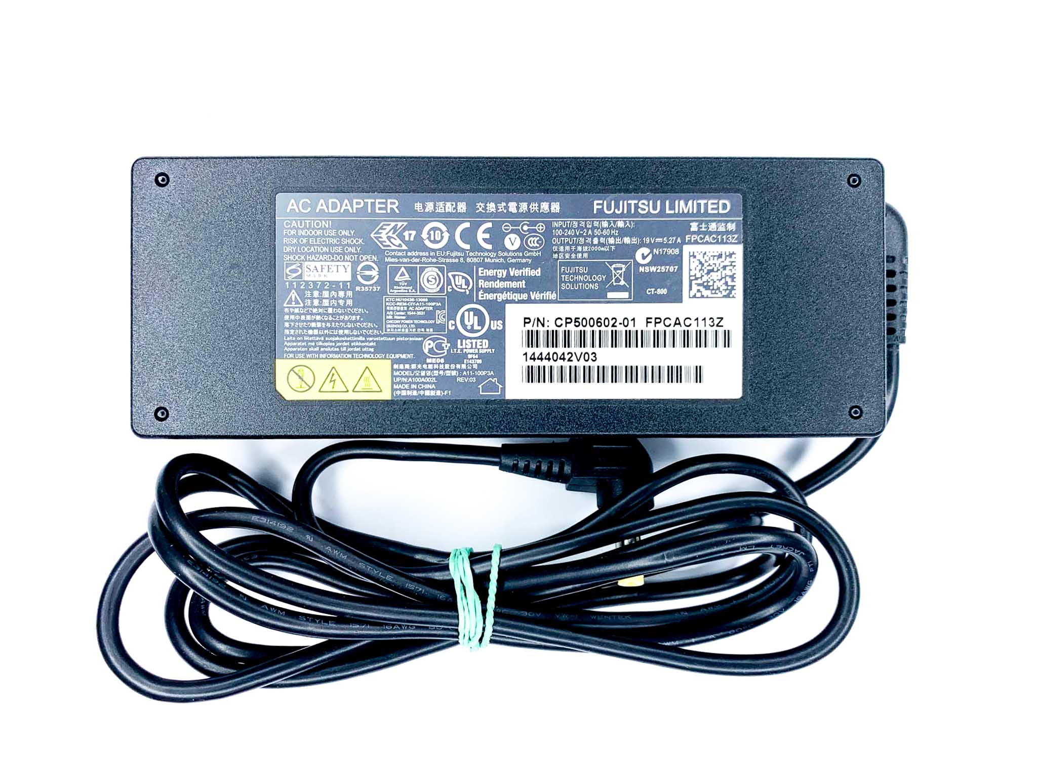 Блок живлення для ноутбука Fujitsu 100W 19V 5.5 х 2.5 мм 2Pin