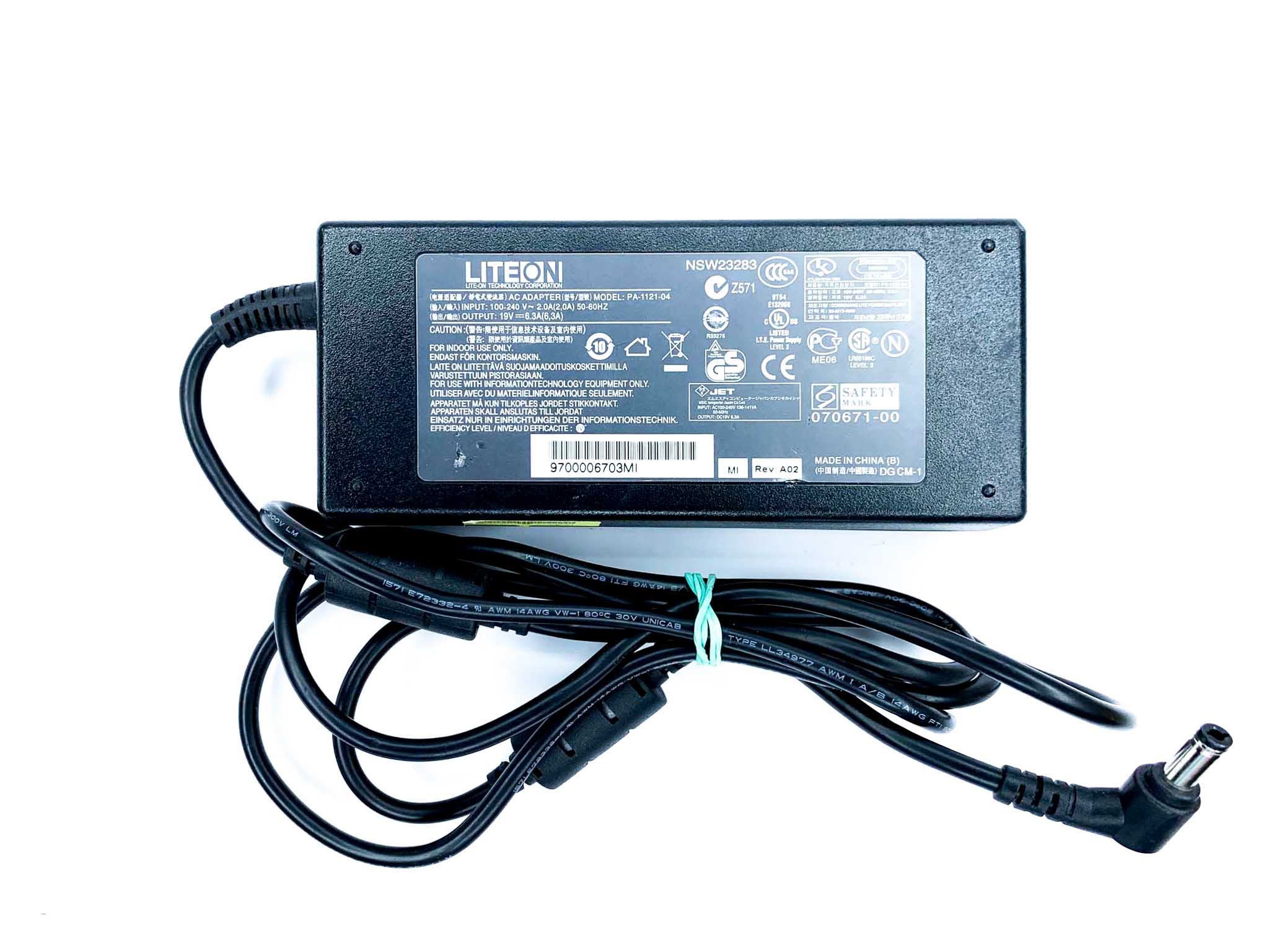 Блок живлення для ноутбука Fujitsu 120W 19.5V 5.5 х 2.5 мм