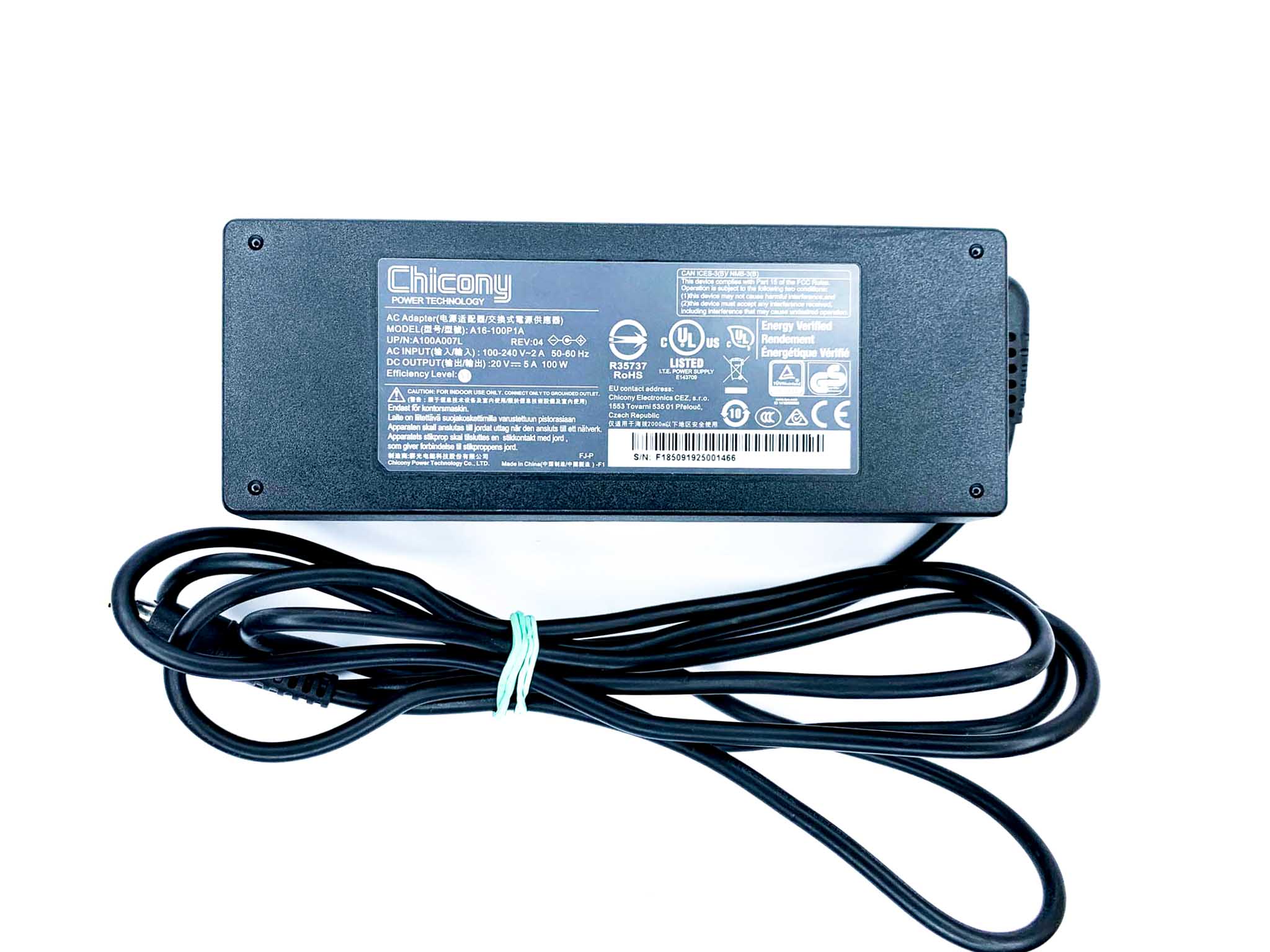 Блок живлення для ноутбука Fujitsu 100W 20V 5.5 х 2.5 мм