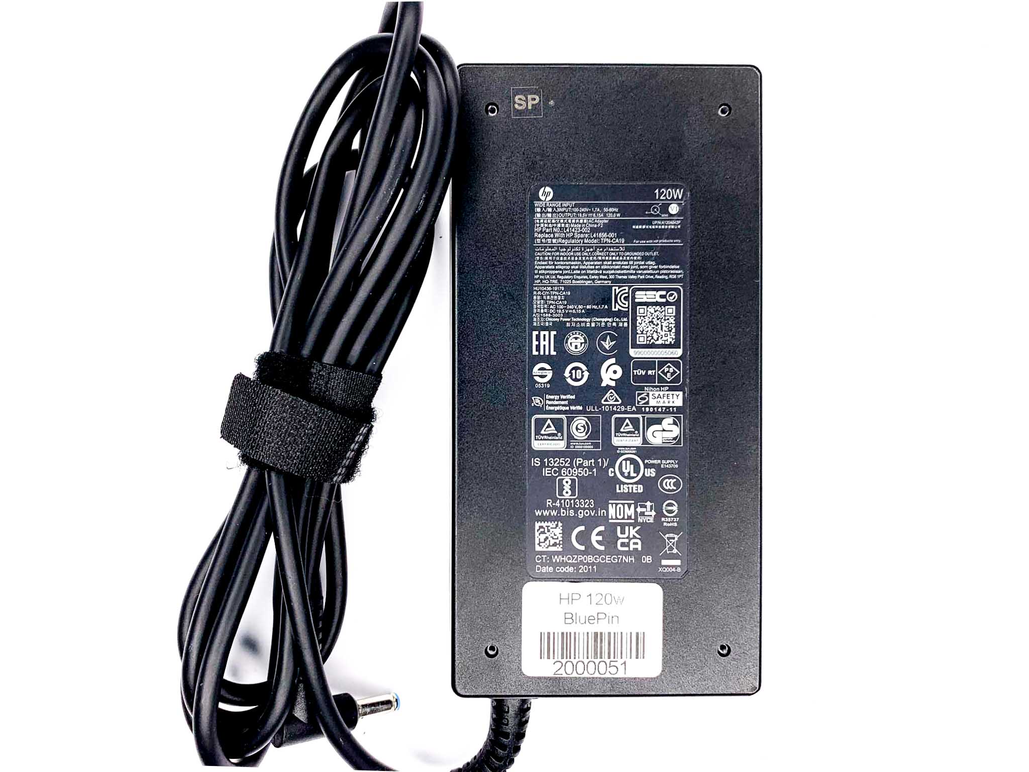 Блок живлення для ноутбука HP 120W 19.5В 4.5 х 3.0 мм Pin Blue