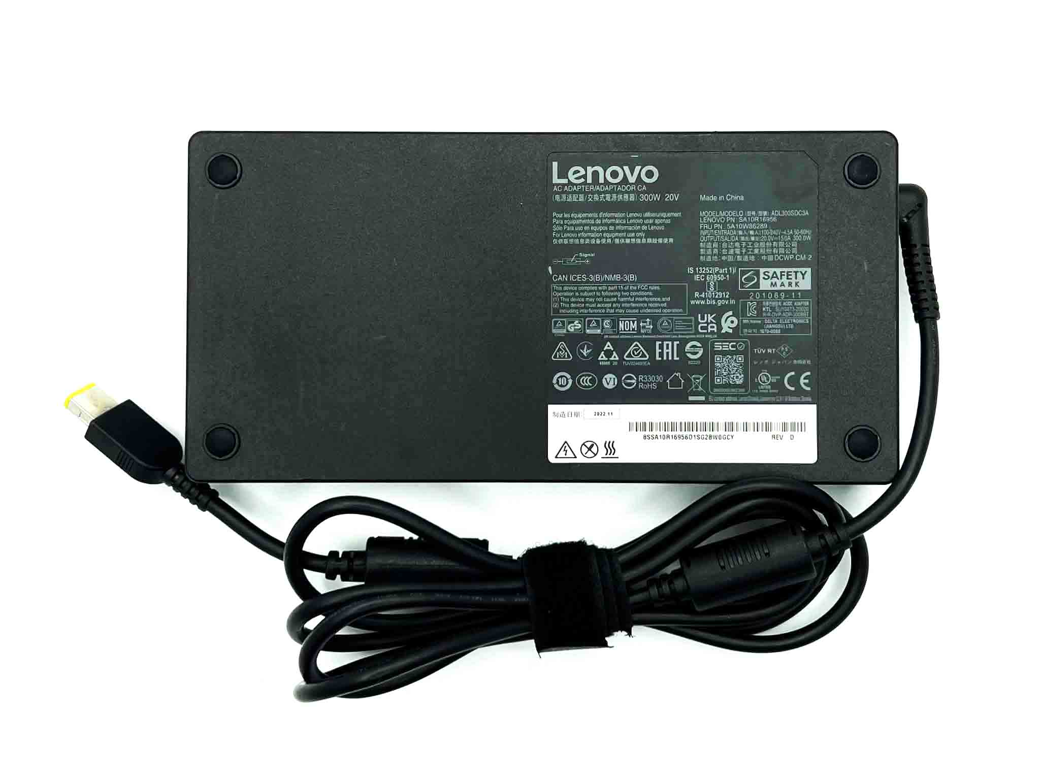 Блок живлення для ноутбука Lenovo 300W 20V USB+pin
