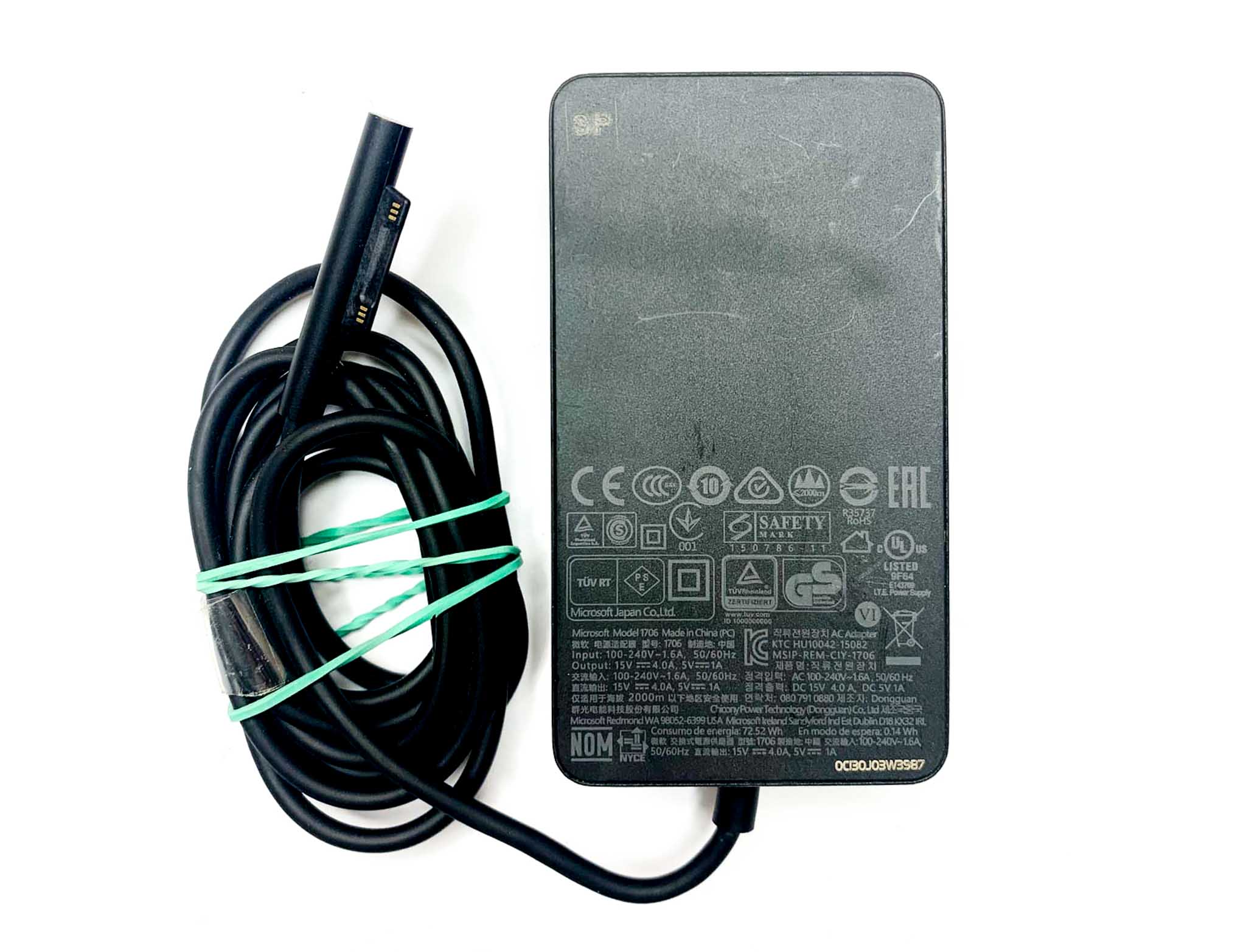 Блок живлення для ноутбука Microsoft Surface 3-4 model 1706 65W 6 pin