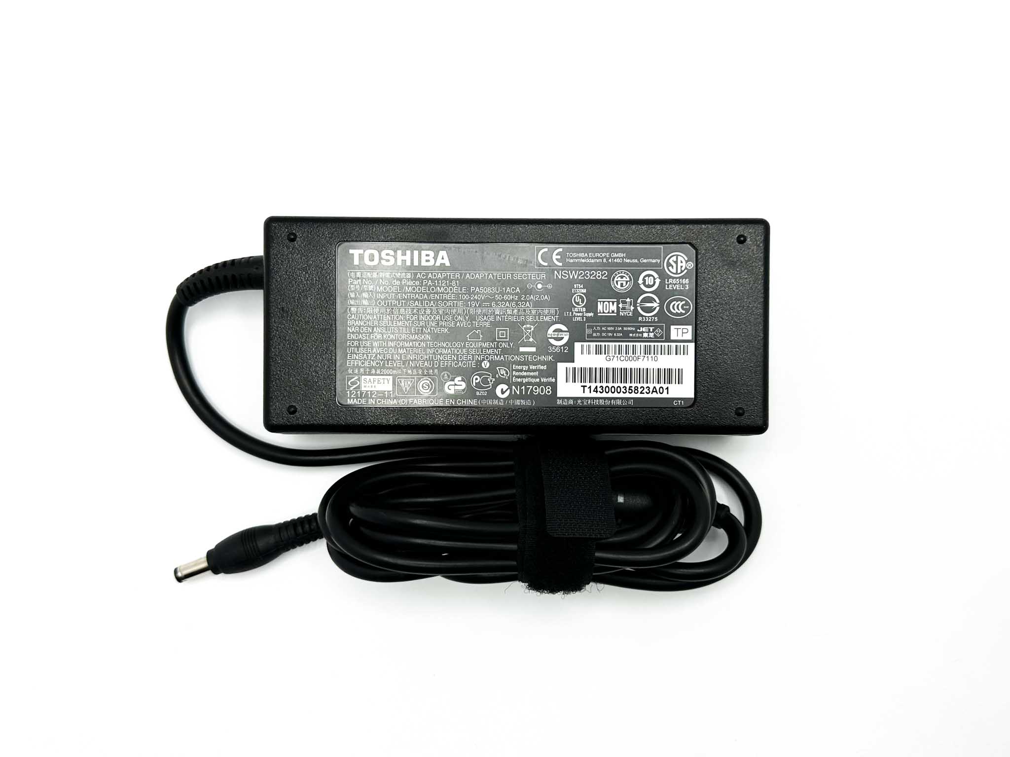 Блок живлення для ноутбука Toshiba 120W 19V 5.5 х 2.5 мм