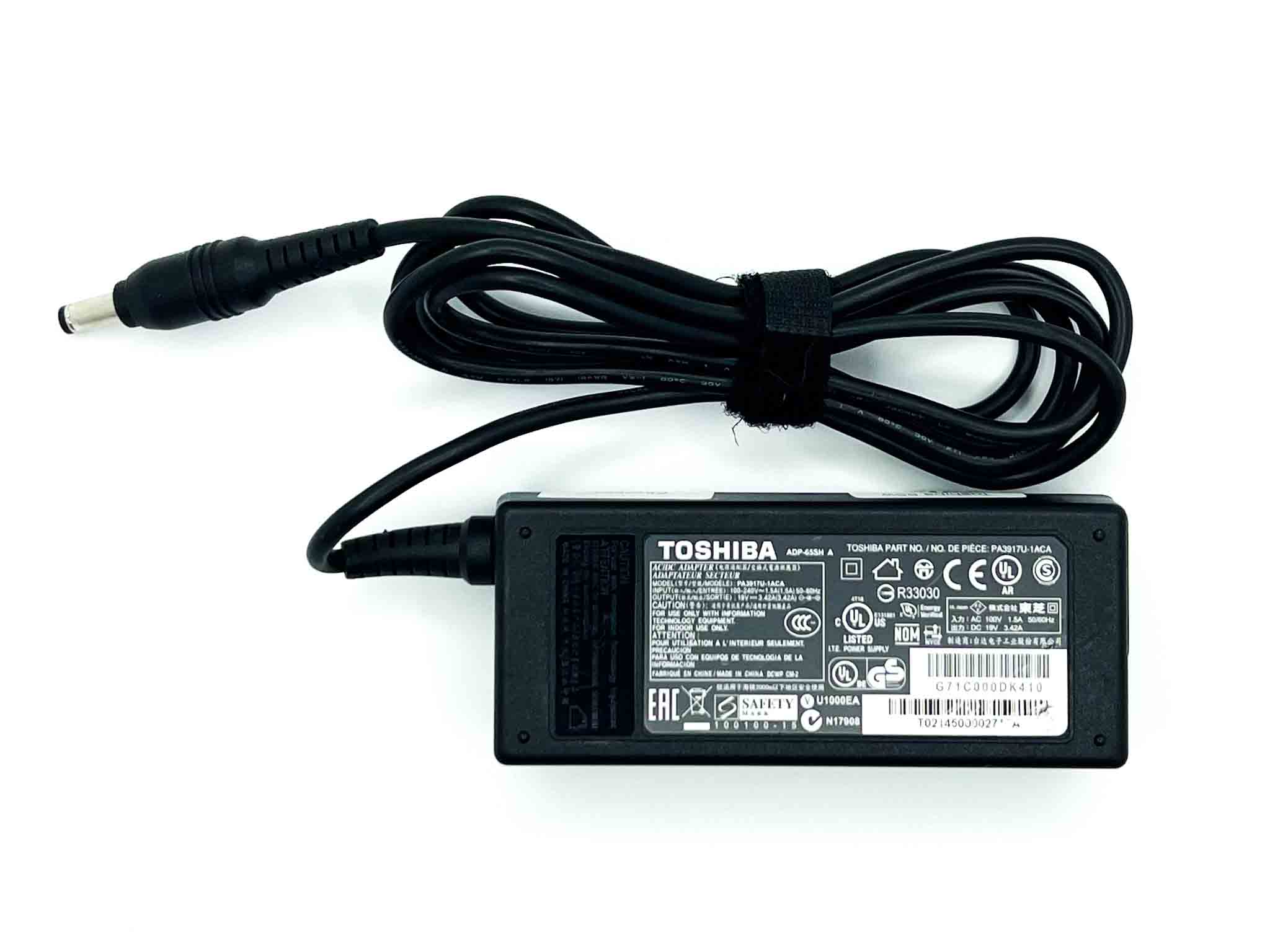 Блок живлення для ноутбука Toshiba 65W 19В 5.5 х 2.5 мм