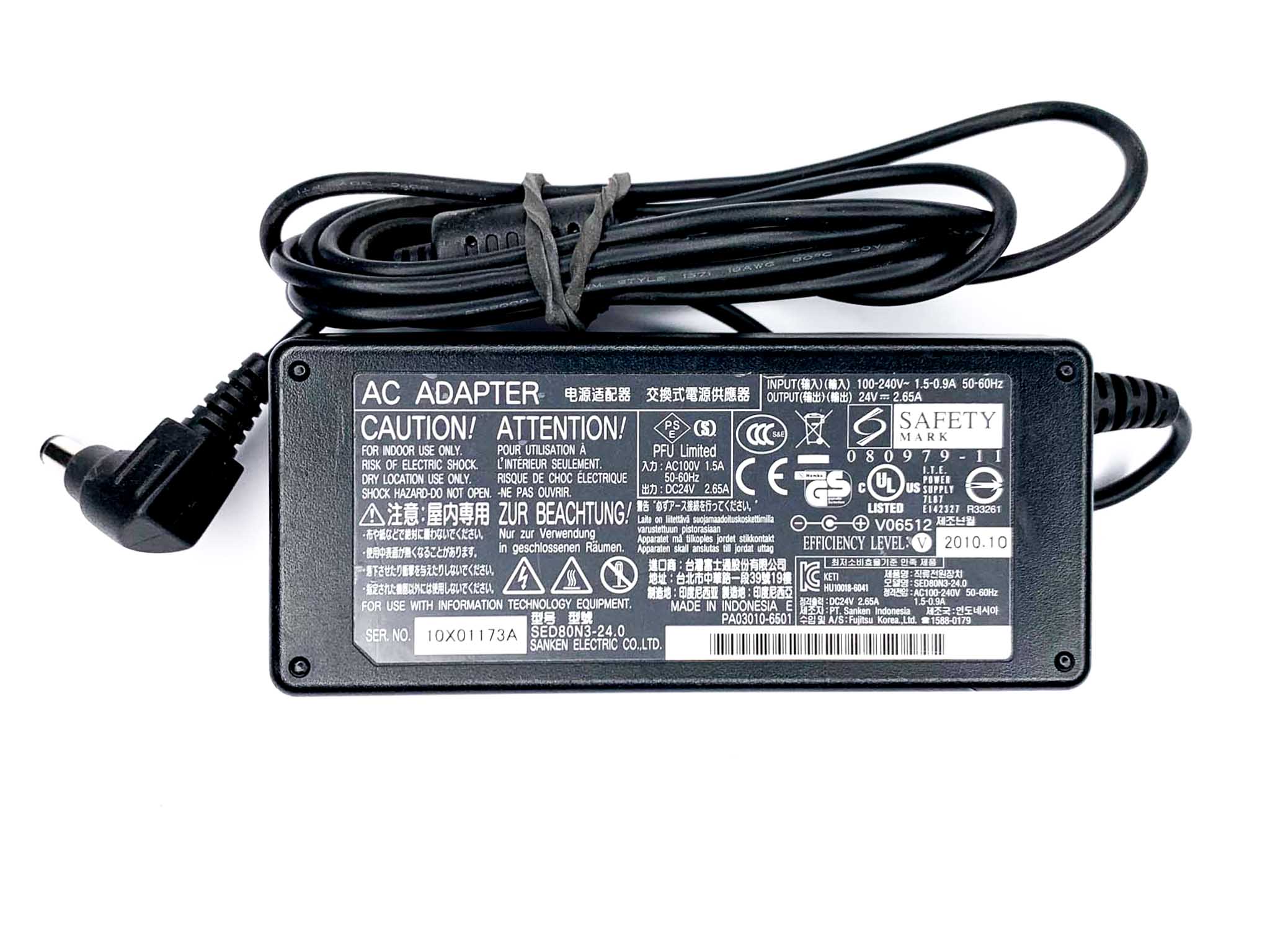 Блок живлення для ноутбука Toshiba 65W 24В 5.5 х 2.5 мм